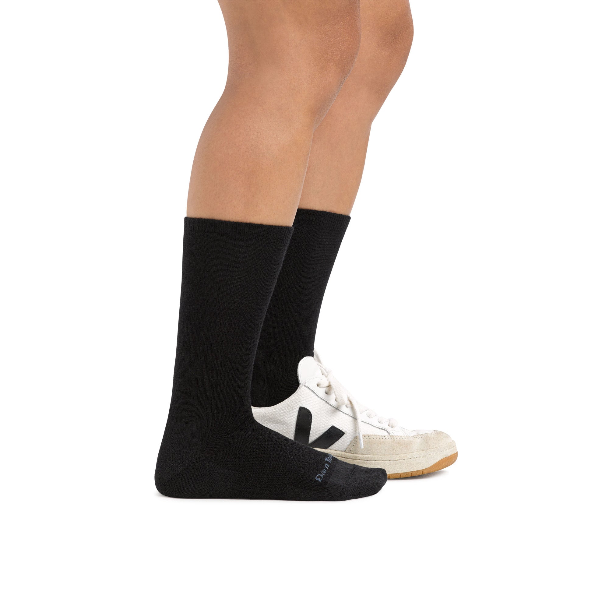 Women's Solid Basic Crew  Lightweight Lifestyle Sock