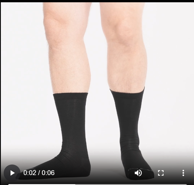 Men's Solid Crew Lightweight Lifestyle Socks